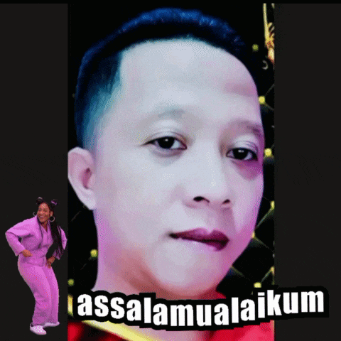a picture of a man and a woman with the words assalamualaikum