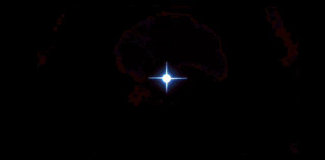 a red and yellow circle with a star in the center