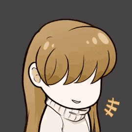 a cartoon drawing of a girl with long hair