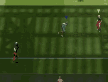 a soccer game with the words how is this not a foul on the screen