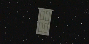 The Scary Door - Futurama GIF - Futurama Scary Door Door GIFs
