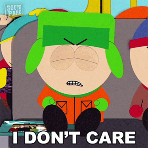 I Dont Care Kyle Broflovski GIF - I Dont Care Kyle Broflovski South Park GIFs