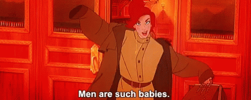 Anastasia Men Are Such Babies GIF - Anastasia Men Are Such Babies Struggle GIFs