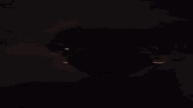 a person is taking a picture of themselves in the dark with a camera .
