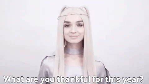 Thatpoppy What Are You Thankful GIF - Thatpoppy What Are You Thankful Four GIFs