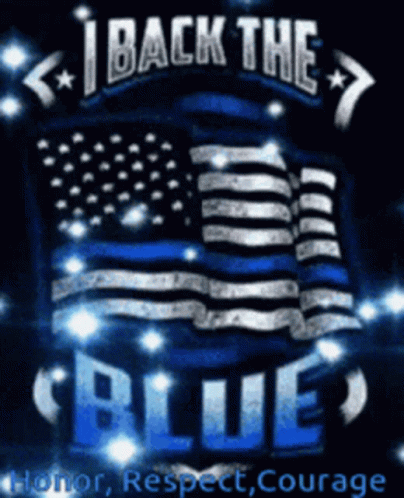 Back The Blue Blue Lives Matter GIF - Back The Blue Blue Lives Matter GIFs