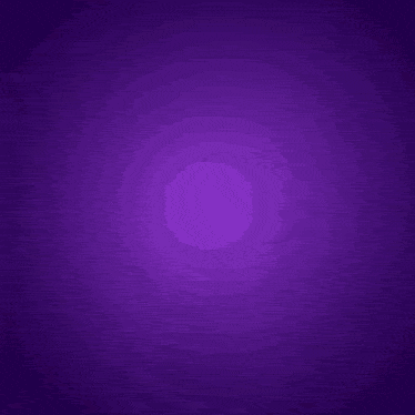 a purple background with a cartoon character with horns