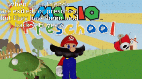 Super Mario Mario Preschool GIF