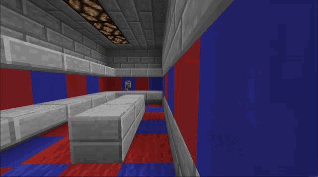 Minecraft Bunker GIF - Minecraft Bunker Blue And Red GIFs
