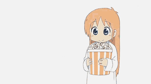 Popcorn Anime GIF - Popcorn Anime Eat GIFs