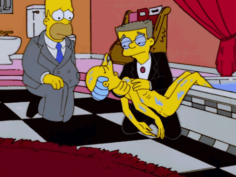 The Simpsons Mr Burns GIF - The Simpsons Mr Burns Mr Burns Slip N Slide GIFs