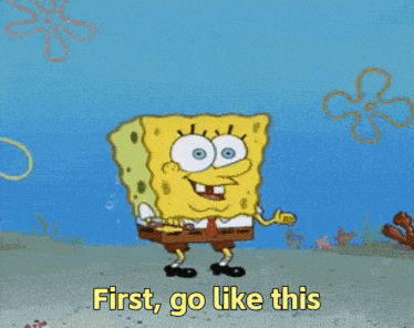 a cartoon of spongebob with the words bring it around town below him