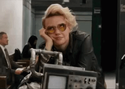 Katemckinnon Up There GIF - Katemckinnon Up There Ghostbusters GIFs