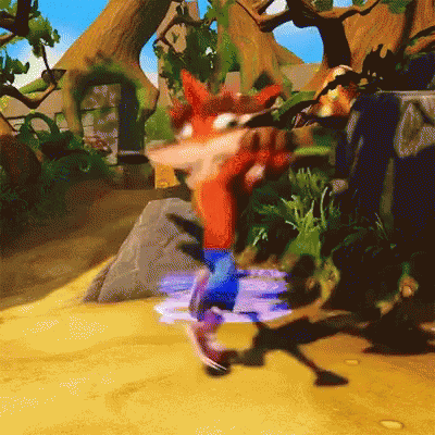 Crash Bandicoot Spin GIF - Crash Bandicoot Spin Video Game GIFs