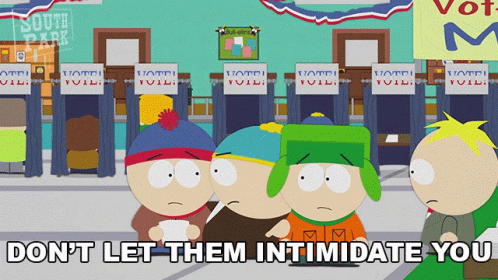 Dont Let Them Intimidate You Kyle Broflovski GIF - Dont Let Them Intimidate You Kyle Broflovski Cartman GIFs
