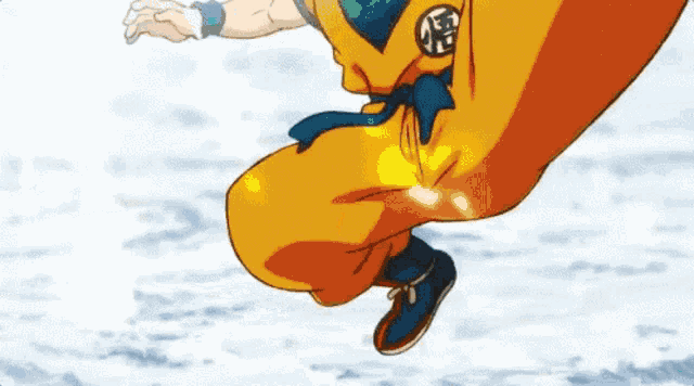 a close up of a person 's pants with a dragon ball logo