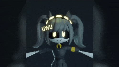 a picture of a cartoon character with the word aww on it