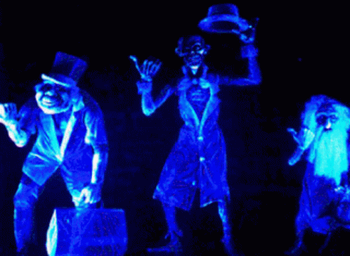 Haunted Mansion Hitch Hiking Ghosts GIF - Haunted Mansion Hitch Hiking Ghosts Disney GIFs
