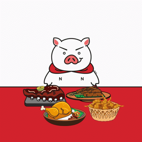 Nanu Eat Pig GIF - Nanu Eat Pig Mukbang GIFs