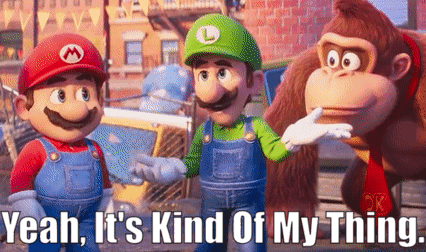 Mario Movie Luigi GIF - Mario Movie Luigi Yeah Its Kind Of My Thing GIFs