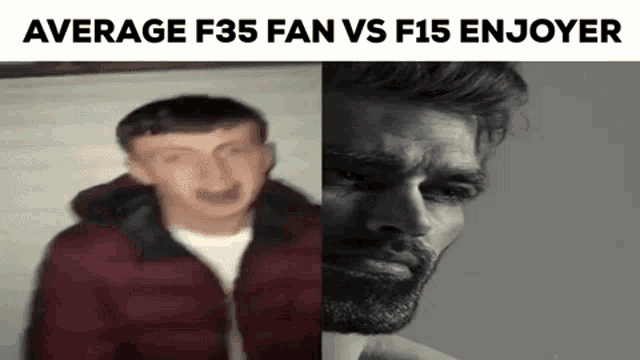 Average Fan Vs Average Enjoyer F35 GIF - Average Fan Vs Average Enjoyer F35 F15 GIFs