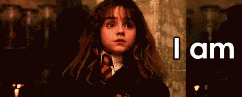 I Am Am GIF - Harry Potter Emma Watson Hermione Granger GIFs