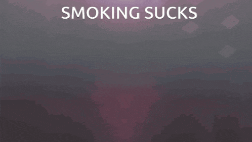 a cigarette with the words smoking sucks on it