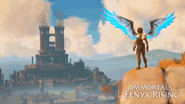 Looking Over The Valley Fenyx GIF - Looking Over The Valley Fenyx Immortals Fenyx Rising GIFs
