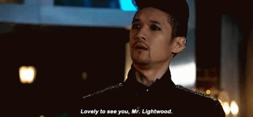 Malec Shadow Hunters GIF - Malec Shadow Hunters Lovely To See You GIFs