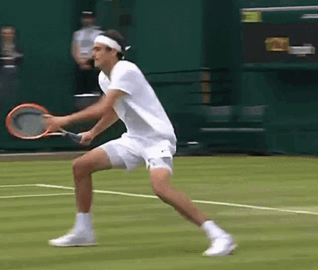 Taylor Fritz Dive Volley GIF - Taylor Fritz Dive Volley Tennis GIFs