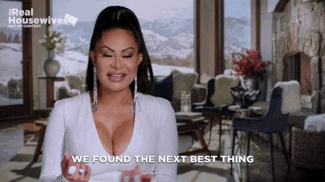 a woman says we found the next best thing on a real housewives ad