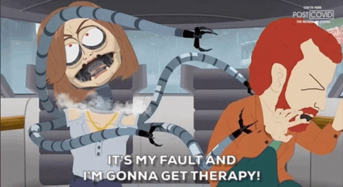 Its My Fault And Im Gonna Get Therapy Kyle Broflovski GIF - Its My Fault And Im Gonna Get Therapy Kyle Broflovski Amazon Alexa GIFs