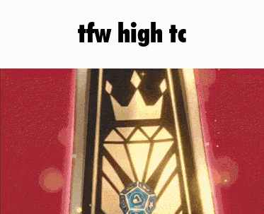a picture of a crown and a diamond with the words tfw high tc