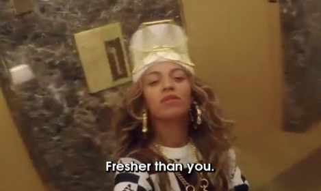 Fresher Than You GIF - Beyonce 711 Fresher GIFs