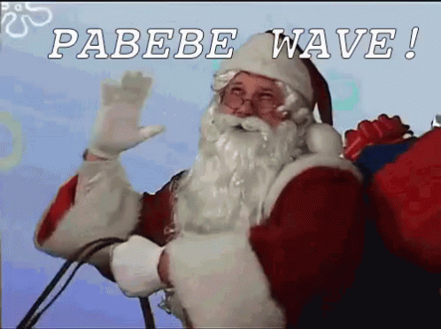 Santa Pabebe GIF - Pabebe Pabebewave Aldubyou GIFs
