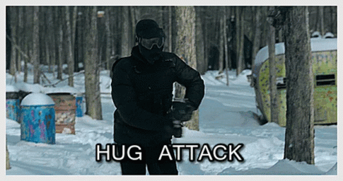 The Hating Game Hug GIF - The Hating Game Hug Attacked GIFs