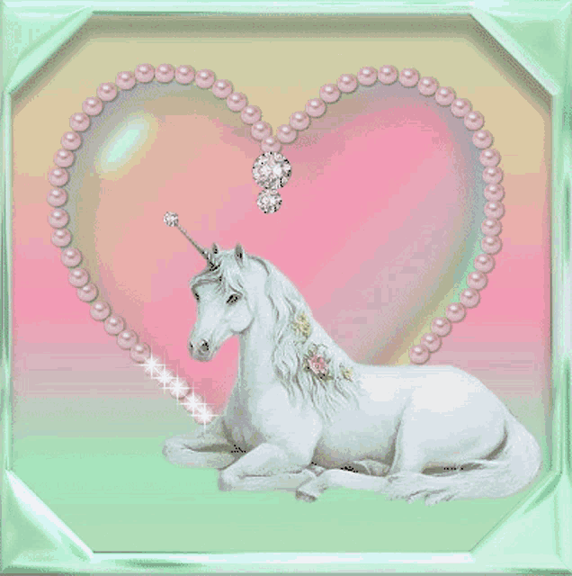 Unicorn Sparklingheart GIF - Unicorn Sparklingheart Heart GIFs