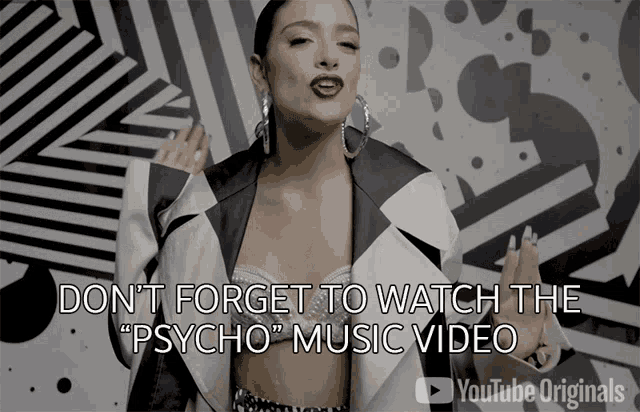 Dont Forget To Watch The Psycho Music Video Dixie GIF - Dont Forget To Watch The Psycho Music Video Dixie Dixie Damelio GIFs