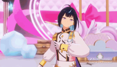 a girl in a white and gold outfit with the words be my princess special for princess written on the bottom