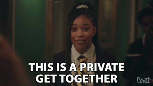 This Is A Private Get Together Go Away GIF - This Is A Private Get Together Go Away Leave GIFs