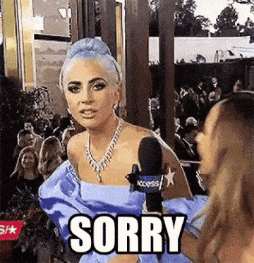 Lady Gaga Sorry GIF - Lady Gaga Sorry Hair GIFs