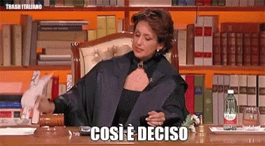 Judge Cosi E Deciso GIF - Judge Cosi E Deciso Court GIFs