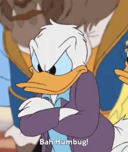 Donald Duck Bah Humbug GIF - Donald Duck Bah Humbug GIFs