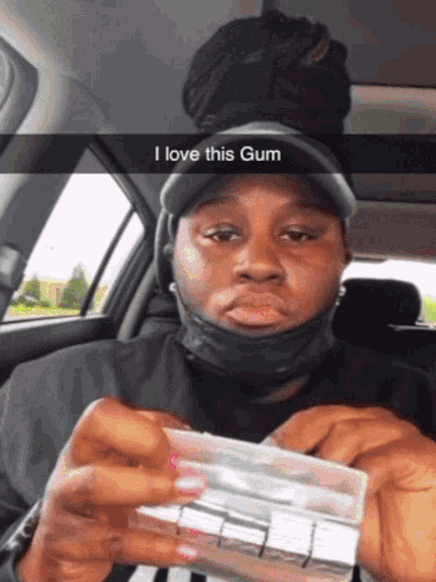 Chewing Gum I Love This Gum GIF - Chewing Gum I Love This Gum Foxmel GIFs