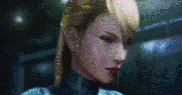 a pixel art painting of a woman in a space suit looking at a tablet .