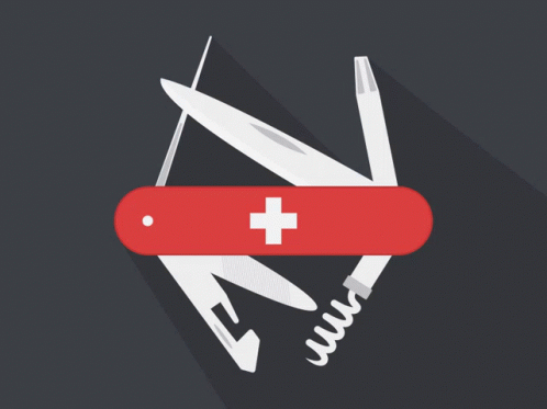 Swiss Army Knife Pocketknife GIF - Swiss Army Knife Pocketknife Knife GIFs
