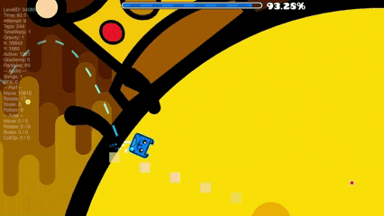 a screenshot of a video game shows a percentage of 93.28