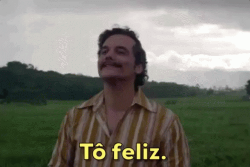 Tô Feliz / Narcos / Pablo Escobar GIF - Im Happy Narcos Pablo Escobar GIFs