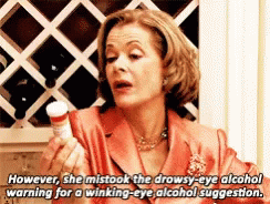 Lucille Bluth Alcohol Warning GIF - Lucille Bluth Alcohol Warning Arrested Development GIFs
