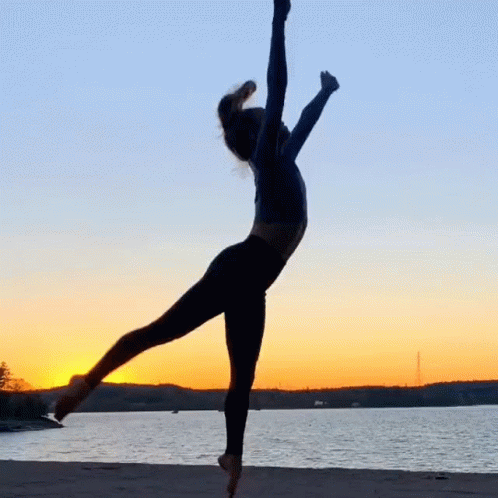 Leap Dancer GIF - Leap Dancer Sunset GIFs
